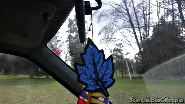 Hot Babe Kisses BF In Public And Rides Him