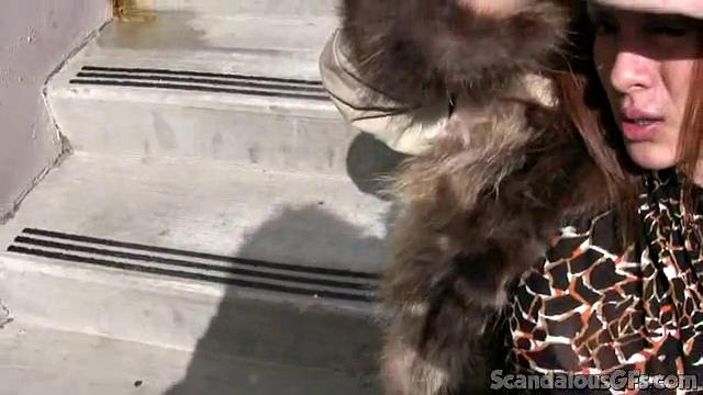 Hot Babe Kisses BF In Public And Rides Him