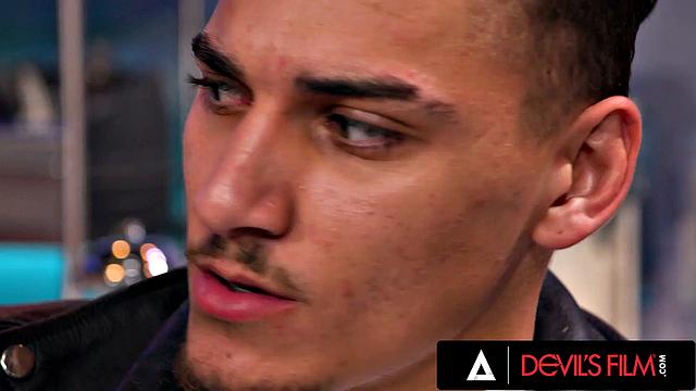 DEVILS FILM - Customer Caught Masturbating By Waitress And She Finishes The Job