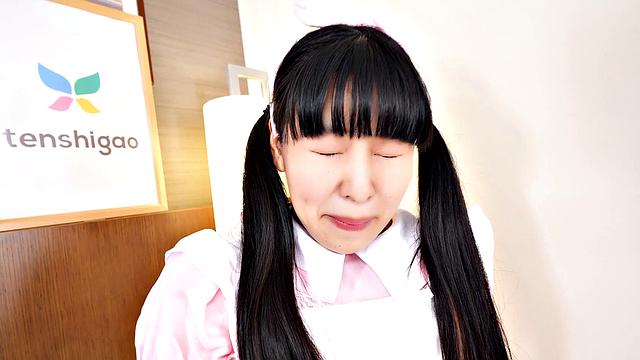 Ichika Matui dresses up, spreads her legs, and fingers her holes