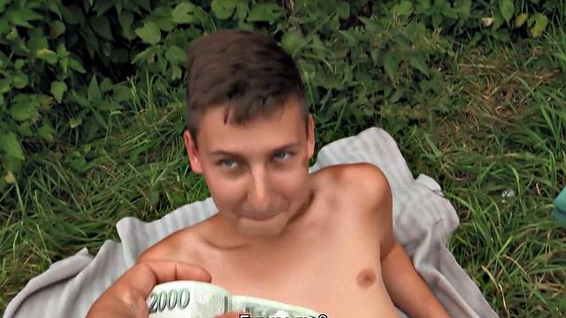 Twink riding after BJ in POV