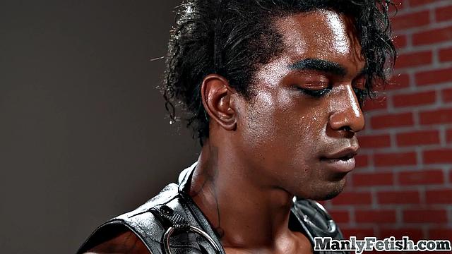 Masked jock doggystyled by lover