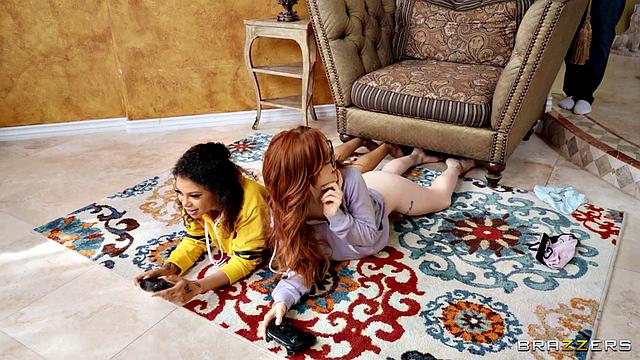 Gamer Girl Threesome