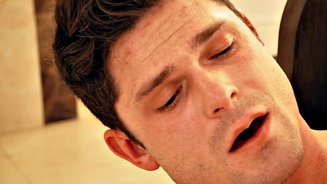 Fisting gay fucks BF in church before fisting with gloves