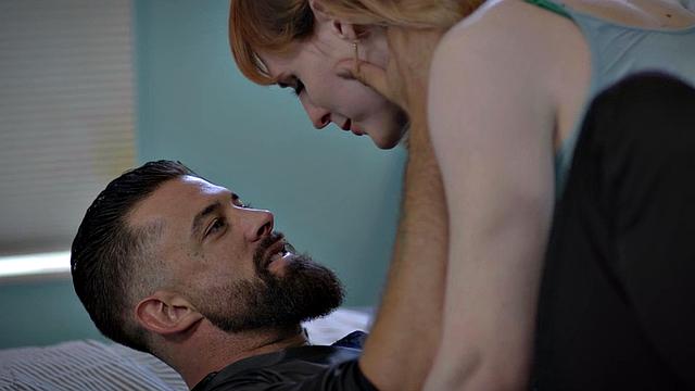 Transsexual beauty fucked by stiff cock in anal