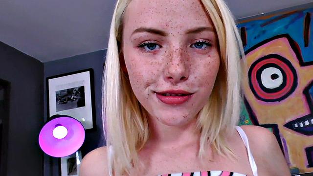 POV dirty bae fucked by big dick in tight pussy hole