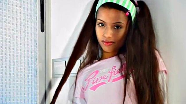 Latina teen fingers in POV