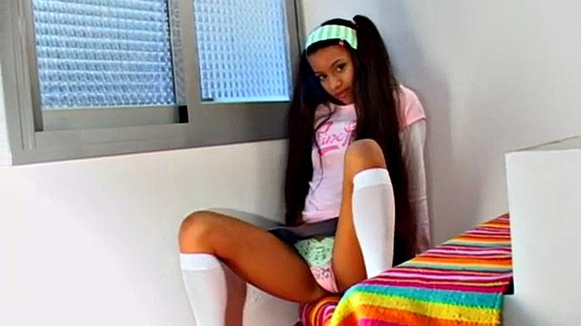 Latina teen fingers in POV