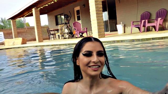 Picked up babe facefucked in POV and pile driven in couple