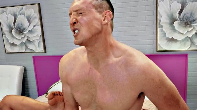 Big trans goddess riding cock after teasing boyfriend