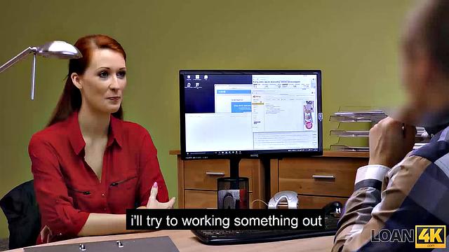 LOAN4K. Teen girl's problem can be fixed if she has sex at the bank