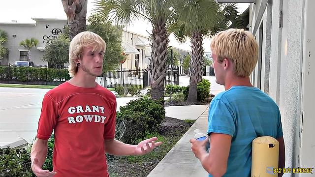 Kinky Blond Bondage Bros - Angel Lucas & Cody Paranoid - Part 1