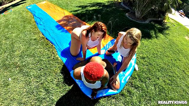 Slippery Triple Wet Pussy Pleasures