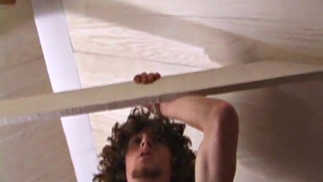 Adam Jerks In Public Toilet