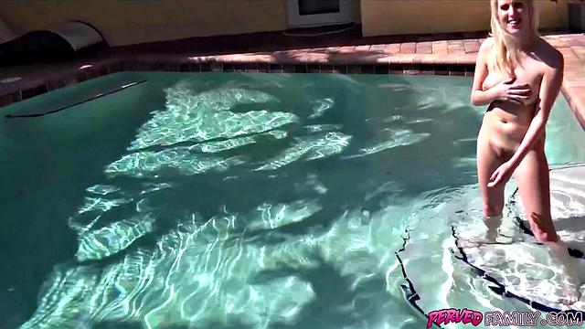 You ain't gonna skinny dip here, stepsis?