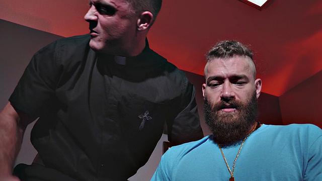 Sinful priest fucks anal nun in his church office