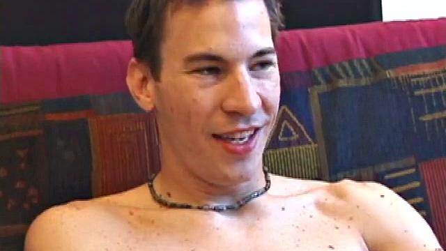 Brock Labelli and Kent Stryker jack off through open flies, then strip and Brock blows Kent, which turns into a sexy 69. With Kent relaxing on the couch, Brock goes to town on his buddy's cock.