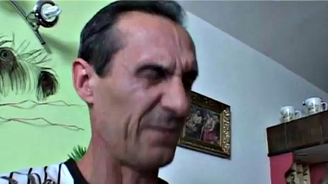 Teen slut fucks grandpa cock after sucking