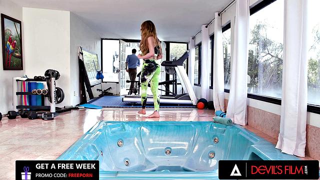 DEVILS FILM - Naughty Trans Gracie Jane Gets Ass Pounded By Her Friend's Boyfriend