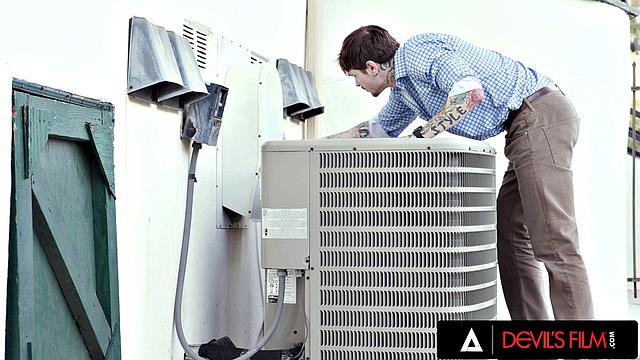 DEVILS FILM - Naughty Trans Gracie Jane Gets Ass Pounded By Her Friend's Boyfriend