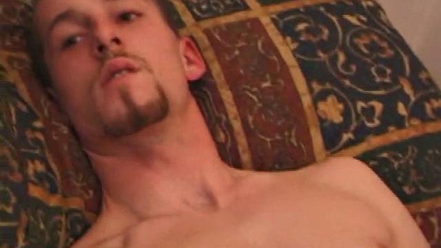 Adam Strokes With Dildo