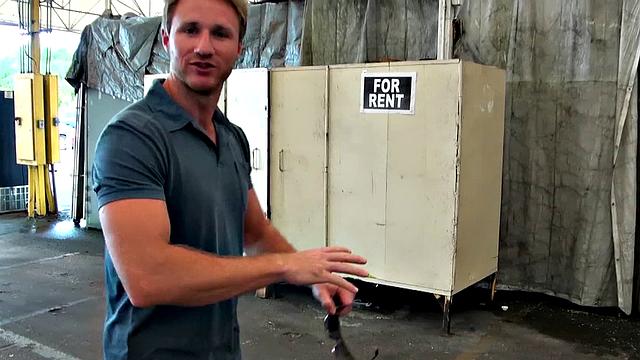 Blonde with a tattoo takes a side fucking and cowgirl ride on a bra