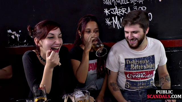 Real hardtied slut banged in public