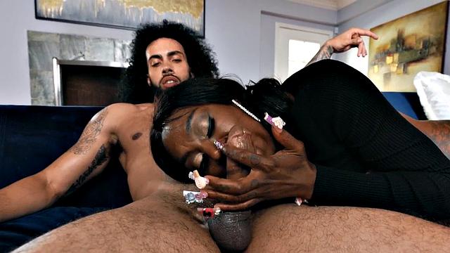 Superb ebony MILF drilled by BBC