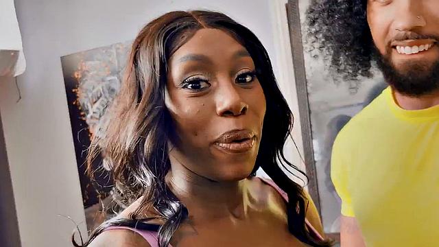 Superb ebony MILF drilled by BBC