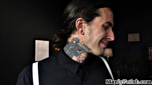 Crazy therapist controls athletic patient