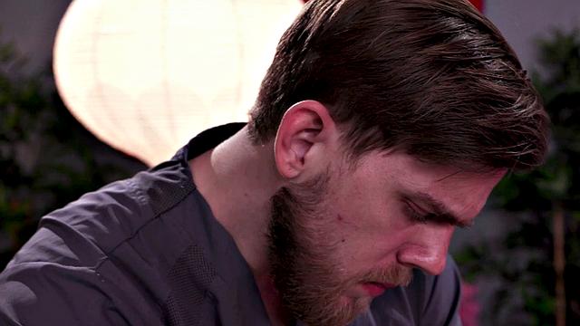 TRANSFIXED - Horny Masseur Assfucks Wife's Oiled Up Trans Bestie Janie Blade