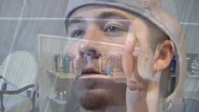 Cory Woodall watches a porn video near his skateboard. The camera takes us on a tour of Cory's body, which looks cuter than ever. When viewed from the floor up, this boy's balls are huge.