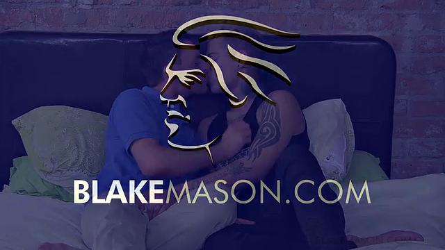 Riley Tess rides Mickey Taylor's thick cock and moans loud in a wild gay fuck