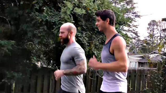 Father and Son Workout