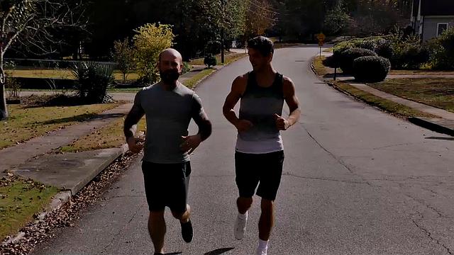 Father and Son Workout