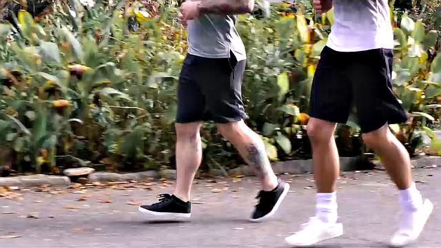 Father and Son Workout