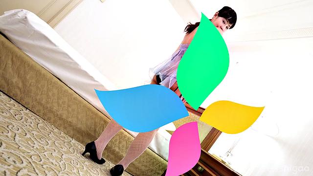 Pregnant model Ms Siena Morikawa shows her huge tits