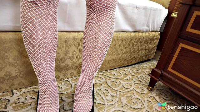 Pregnant model Ms Siena Morikawa shows her huge tits