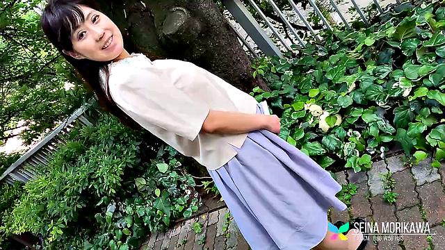 Pregnant model Ms Siena Morikawa shows her huge tits