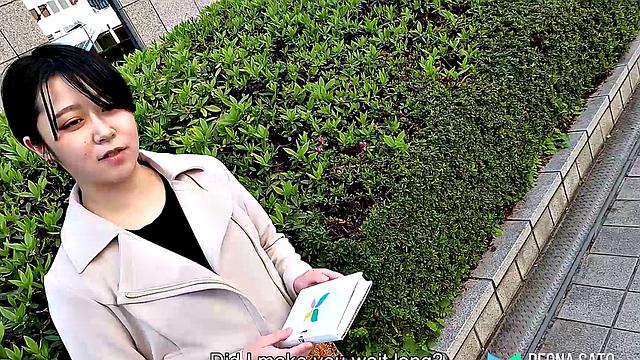 Naughty Reona Sato comes with wet pussy and big tits