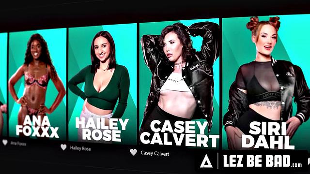 LEZ BE BAD - Horny Anna Claire Clouds Fucks Scarlett Alexis In Wild Sex Tape Before Trip