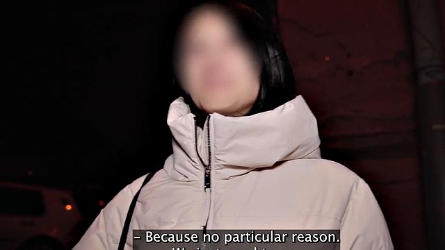 Fake priest gives petite slut facial while her friend watches