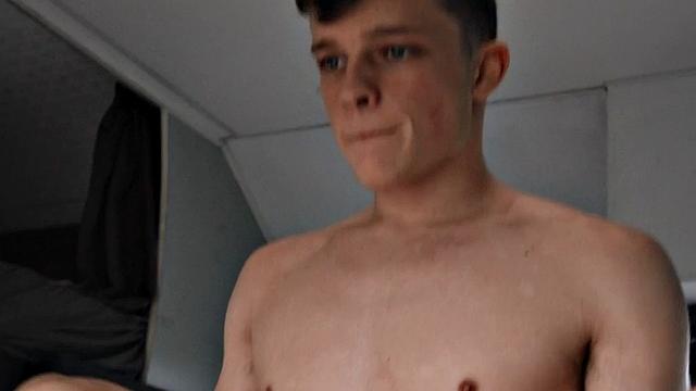 Anal loving stud barebacked by twink in trailer until cumshot