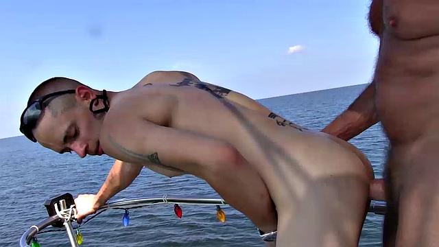 In part 1 of a two part scene, it's another hot and steamy day in Louisiana, so Victor Cody decides to treat his friends to a day on the yacht. Shortly after leaving the dock, come off and things really start to heat up.
