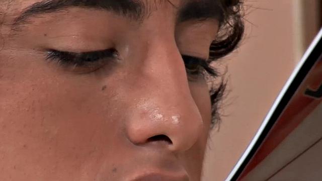 Our featured solo boy of the week is Francoise at Twink Boys Party. This slim and smooth Latino gets comfortable on the sofa with a magazine for stimulation.