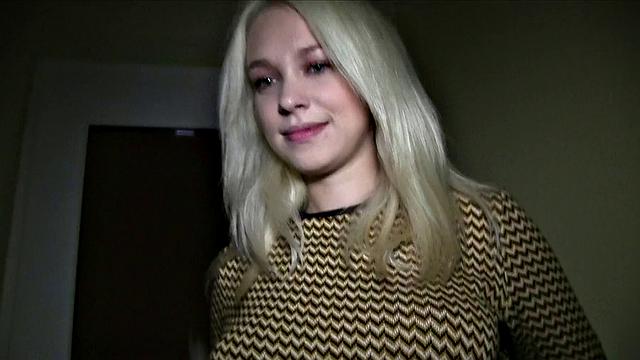 Blonde Russian loves public sex