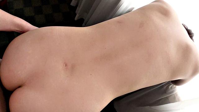 Amateur Miku Kanno from Tokyo comes to hotel and gets naked for us