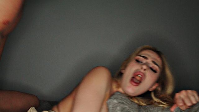 Mini Vamp Enjoys a Hard Cock In her Mouth and Tight Pussy