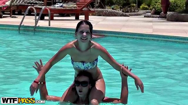 Sexy Lesbian Threesome