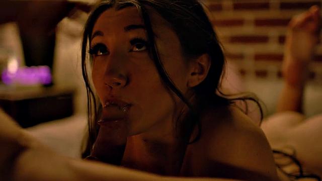 21yo deepthroat stepdaughter rides cock of her stepdad